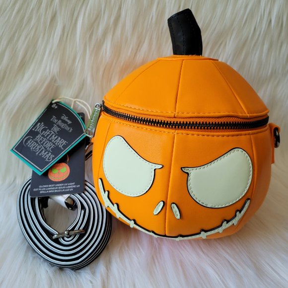 Loungefly Nightmare Before Christmas Jack Pumpkin Bag - Picture 1 of 12
